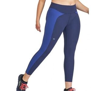 Janji I Womens 7/8 Groundwork pace tight I Ultra Eclipse Blue I Size Small